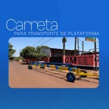 CARRETA PARA TRANSPORTE DE PLATAFORMA