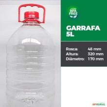 GARRAFA FRASCO PET 5 litros