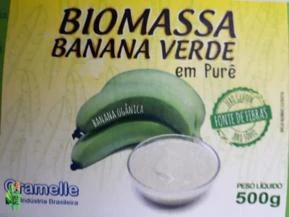 Biomassa de banana Verde