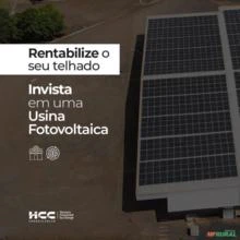 Invista em usina solar e rentabilize o seu telhado ou terra, com a maior espeta do Brasil