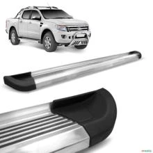 Estribo Lateral Ford Ranger 2013 a 2023 Aluminio Polido Bepo