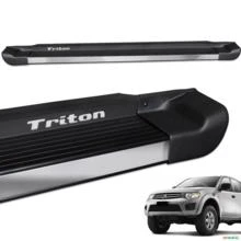 Estribo Lateral L200 Triton 2008 a 2018 Preto Fosco Personalizado