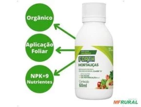 Fertilizante Orgânico Adubo Forth Hortaliças Foliar 60ml