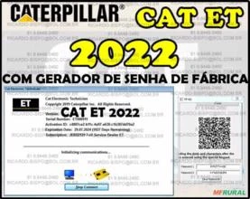 CAT ET 2022A - COM GERADOR DE SENHA DE FABRICA - TOP