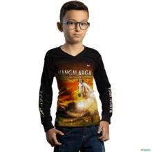 Camisa Agro Brk Mangalarga Marchador com Uv50 -  Gênero: Infantil Tamanho: Infantil XG