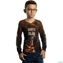 Camisa Country Brk Quarto de Milha com Uv50 -  Gênero: Infantil Tamanho: Infantil PP
