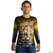 Camisa Agro BRK Muladeiro com UV50 + -  Gênero: Infantil Tamanho: Infantil XG