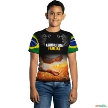 Camiseta Agro Brk Agricultura Familiar com Uv50 -  Gênero: Infantil Tamanho: Infantil XG
