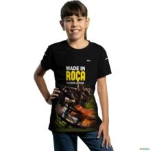 Camiseta Agro Brk Made in Roça Gado com Uv50 -  Gênero: Infantil Tamanho: Infantil G