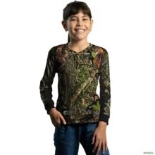 Camisa Agro BRK Camuflada Stealth Series com UV50 + -  Gênero: Infantil Tamanho: Infantil PP