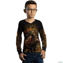 Camisa de Caça BRK Camuflado Wild Boar com UV50 + -  Gênero: Infantil Tamanho: Infantil P