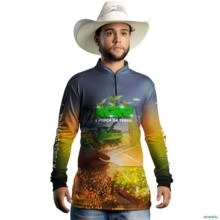Camisa Agro BRK Plantação de Soja com UV50 + -  Gênero: Masculino Tamanho: PP