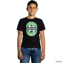 Camiseta Agro Brk Agro Verdinha Made in Roça com Uv50 -  Gênero: Infantil Tamanho: Infantil M