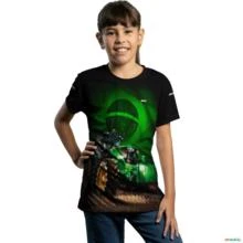 Camiseta  Agro Brk Trator John Brasil com Uv50 -  Gênero: Infantil Tamanho: Infantil M