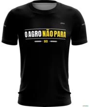 Camiseta Agro BRK O Agro Não Para 2.0 com UV50 + -  Gênero: Masculino Tamanho: XG