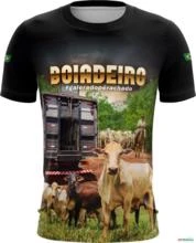 Camiseta Agro Brk Caminhoneiro Boiadeiro com UV50 + -  Gênero: Masculino Tamanho: PP