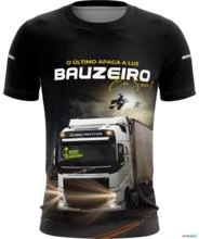 Camiseta de  Caminhão BRK Caminhoneiro Bauzeiro com UV50 + -  Gênero: Masculino Tamanho: GG