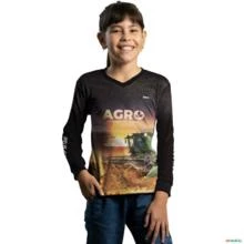 Camisa Agro BRK Plantação de Arroz com UV50 + -  Gênero: Infantil Tamanho: Infantil P