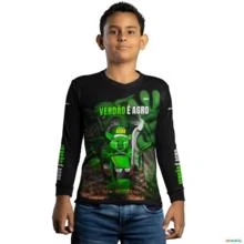 Camisa de Futebol BRK Verdão é Agro com UV50 + -  Gênero: Infantil Tamanho: Infantil XG