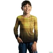 Camisa Country BRK Feminina Xadrez Básico com UV50 + -  Gênero: Infantil Tamanho: Infantil GG