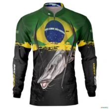 Camisa Agro BRK Pintado Brasil com UV50 + -  Gênero: Masculino Tamanho: PP