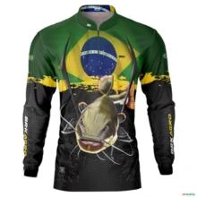 Camisa Agro BRK Pirarara Brasil com UV50 + -  Gênero: Masculino Tamanho: GG