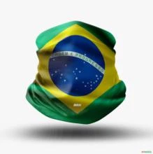Bandana Tubeneck Brk com Proteção Solar Uv50+ -  Cores: Bandeira do Brasil 3
