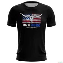 Camiseta Agro BRK O Agro não Para Texas UV50+ -  Gênero: Feminino Tamanho: Baby Look XG