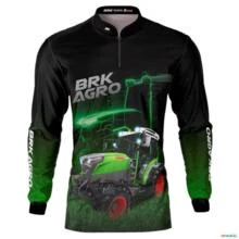 Camisa Agro BRK Trator Vario E107 Verde com UV50+ -  Gênero: Masculino Tamanho: P