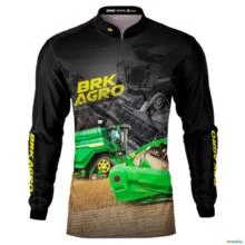 Camisa Agro BRK Trator Colheitadeira X9 com UV50+ -  Gênero: Masculino Tamanho: M