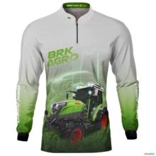 Camisa Agro BRK Trator E107 Clara com UV50+ -  Gênero: Masculino Tamanho: PP