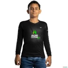 Camisa Agro Brk Brasil Agricultura com Uv50 -  Gênero: Infantil Tamanho: Infantil M