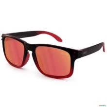 Óculos de Sol BRK Quadrado com Lente Polarizada Vermelho