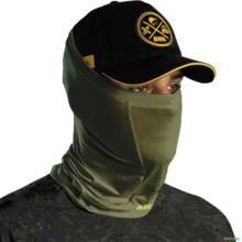 Bandana Black Mask Brk Verde Musgo Liso Proteção UV50+