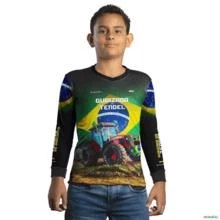 Camisa Agro BRK Jacques Delaflora com Proteção UV50+ -  Gênero: Infantil Tamanho: Infantil M