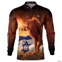 Camisa Agro BRK Leão Israel com UV50  - Tamanho: Masculino G