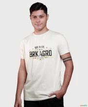 Camiseta Agro Brk Brasil é Agro Algodão Egípcio -  Cor: Branco Tamanho: PP