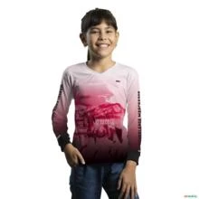Camisa Agro Feminina BRK Clara Mangalarga Marchador com UV50+ -  Gênero: Infantil Tamanho: Infantil G2