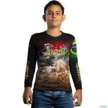 Camisa Agro BRK Barretos Com UV50+ -  Gênero: Infantil Tamanho: Infantil G