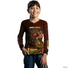Camisa Agro BRK Produtor de Café Com UV50+ -  Gênero: Infantil Tamanho: Infantil M