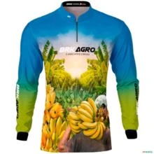 Camisa Agro BRK Cultivos Frutas Produtor de Banana Com UV50+ -  Gênero: Masculino Tamanho: PP
