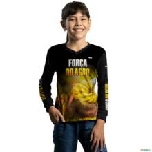 Camisa Agro Brk A Força do Agro Produtor de Banana com UV50+ -  Gênero: Infantil Tamanho: Infantil P