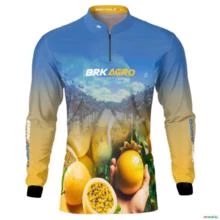 Camisa Agro BRK Cultivo Frutas Produtor de Maracuja com UV50+ -  Gênero: Masculino Tamanho: G2