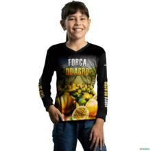 Camisa Agro Brk A Força do Agro Produtor de Maracujá com UV50+ -  Gênero: Infantil Tamanho: Infantil P