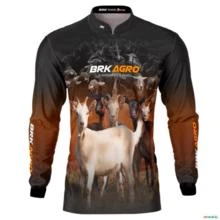 Camisa Agro BRK Criação de Caprinos Com Proteção UV50 + -  Gênero: Masculino Tamanho: G2