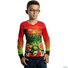Camisa Agro BRK Cultivo Frutas Produtor de Melancia com UV50+ -  Gênero: Infantil Tamanho: Infantil PP