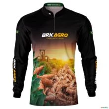 Camisa Agro BRK Plantação de Mandioca Com Proteção UV50 + -  Gênero: Masculino Tamanho: PP