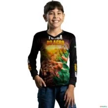 Camisa Agro Brk A Força do Agro Produtor de Mandioca com UV50+ -  Gênero: Infantil Tamanho: Infantil M