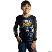 Camisa Agro Brk A Força do Agro Produtor de Babulinos com UV50+ -  Gênero: Infantil Tamanho: Infantil G2