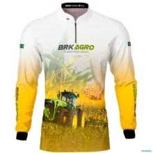 Camisa Agro BRK Produtor de Milho Com UV50+ -  Gênero: Masculino Tamanho: PP